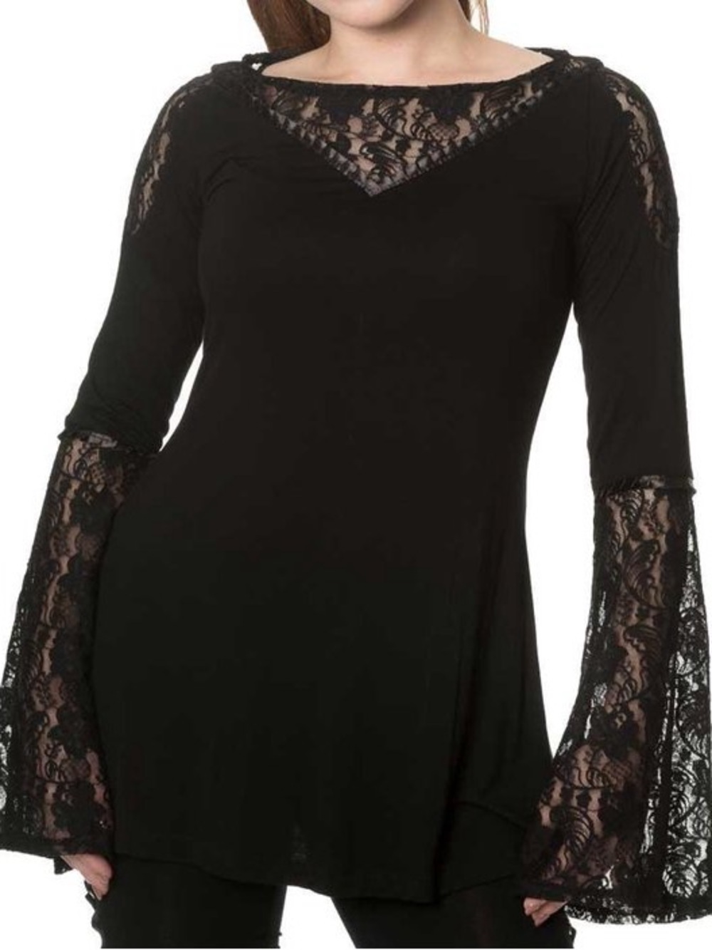 Banned The Dark Hour Awaits Bell Sleeve Top